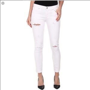 AGOLDE White Cropped Jeans, 25, good condition